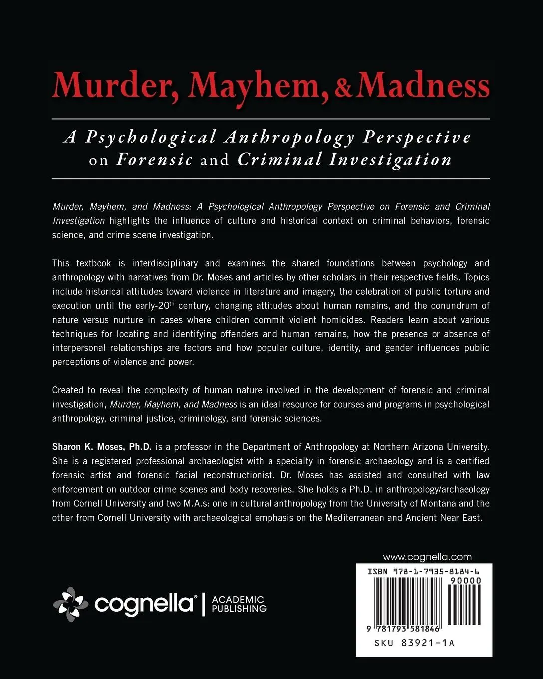 Rückseite: 9781793581846 | Murder, Mayhem, and Madness | Sharon Moses | Taschenbuch | Englisch