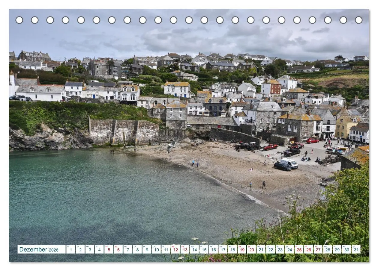 Bild: 9783457531846 | Cornwall &amp; Devon 2026 (Tischkalender 2026 DIN A5 quer), CALVENDO...