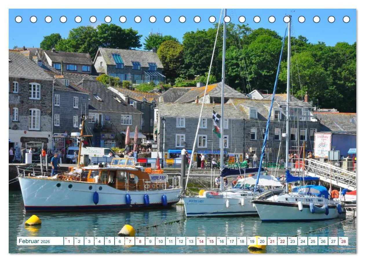 Bild: 9783457531846 | Cornwall &amp; Devon 2026 (Tischkalender 2026 DIN A5 quer), CALVENDO...