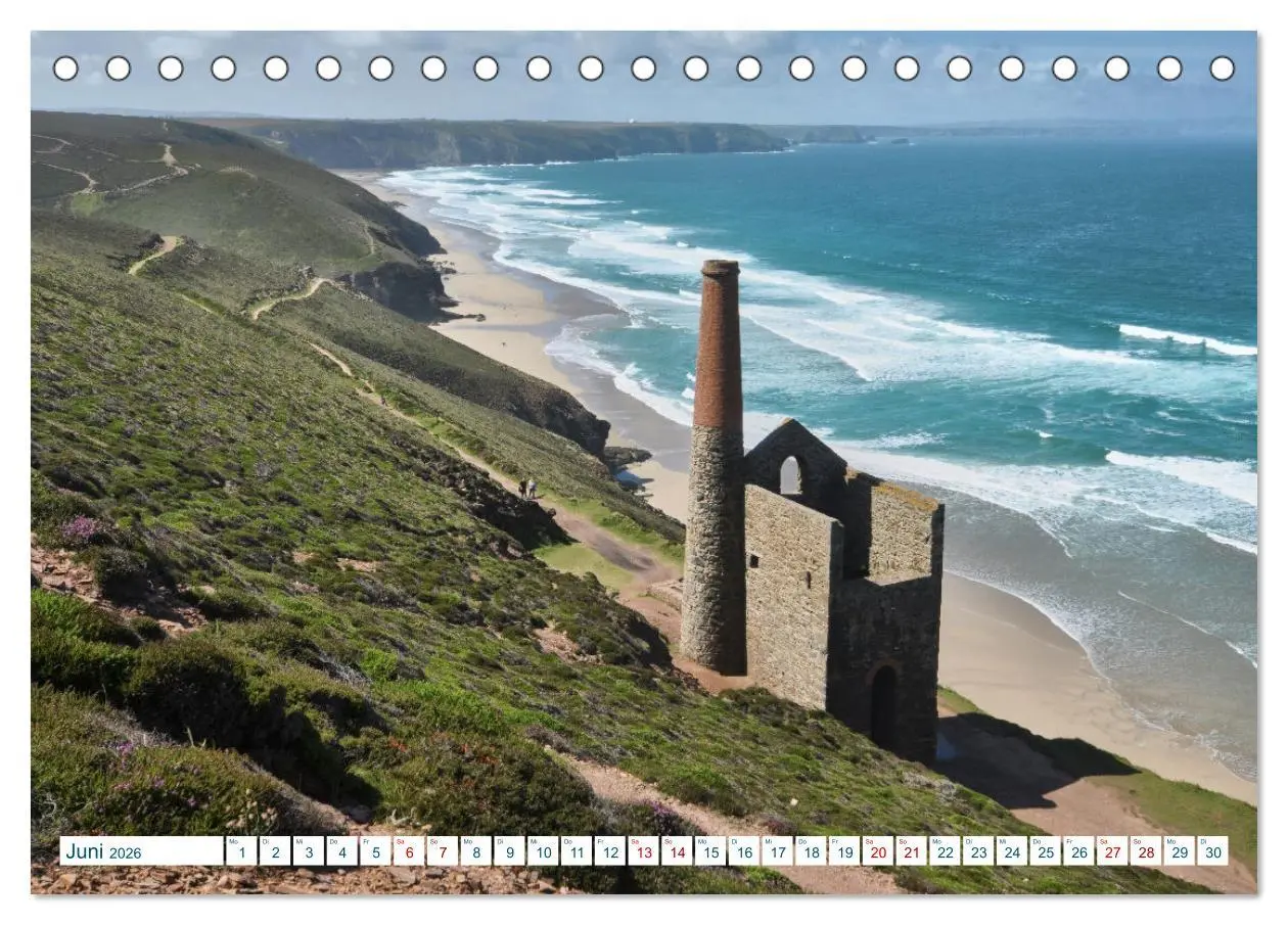 Bild: 9783457531846 | Cornwall &amp; Devon 2026 (Tischkalender 2026 DIN A5 quer), CALVENDO...