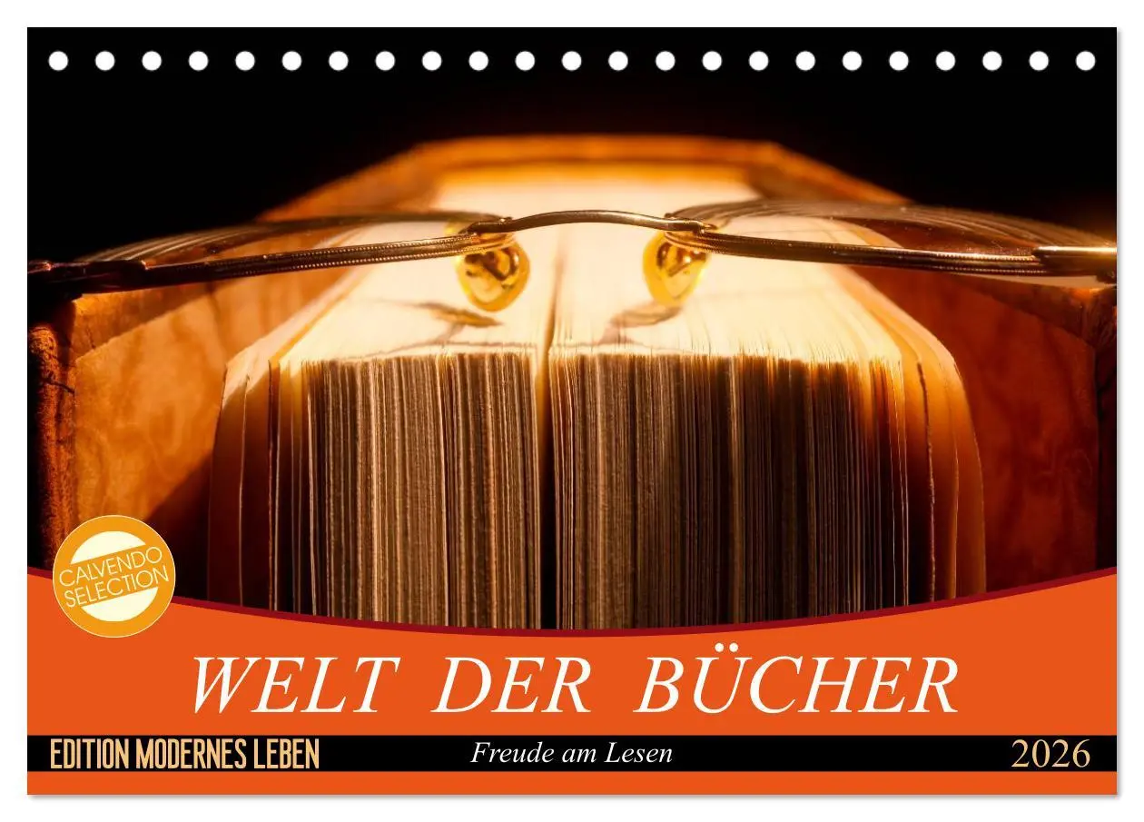 Cover: 9783516171846 | Welt der Bücher (Tischkalender 2026 DIN A5 quer), CALVENDO...