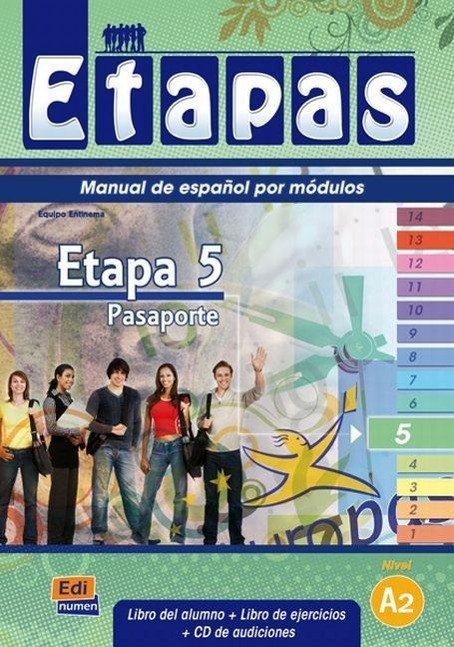 Etapas Level 5 Pasaporte - Libro del Alumno/Ejercicios + CD | Sonia Eusebio Hermira (u. a.) | Buch | Etapas | 80 S. | Spanisch | 2014 | EDINUMEN | EAN 9788498481846 - Eusebio Hermira, Sonia