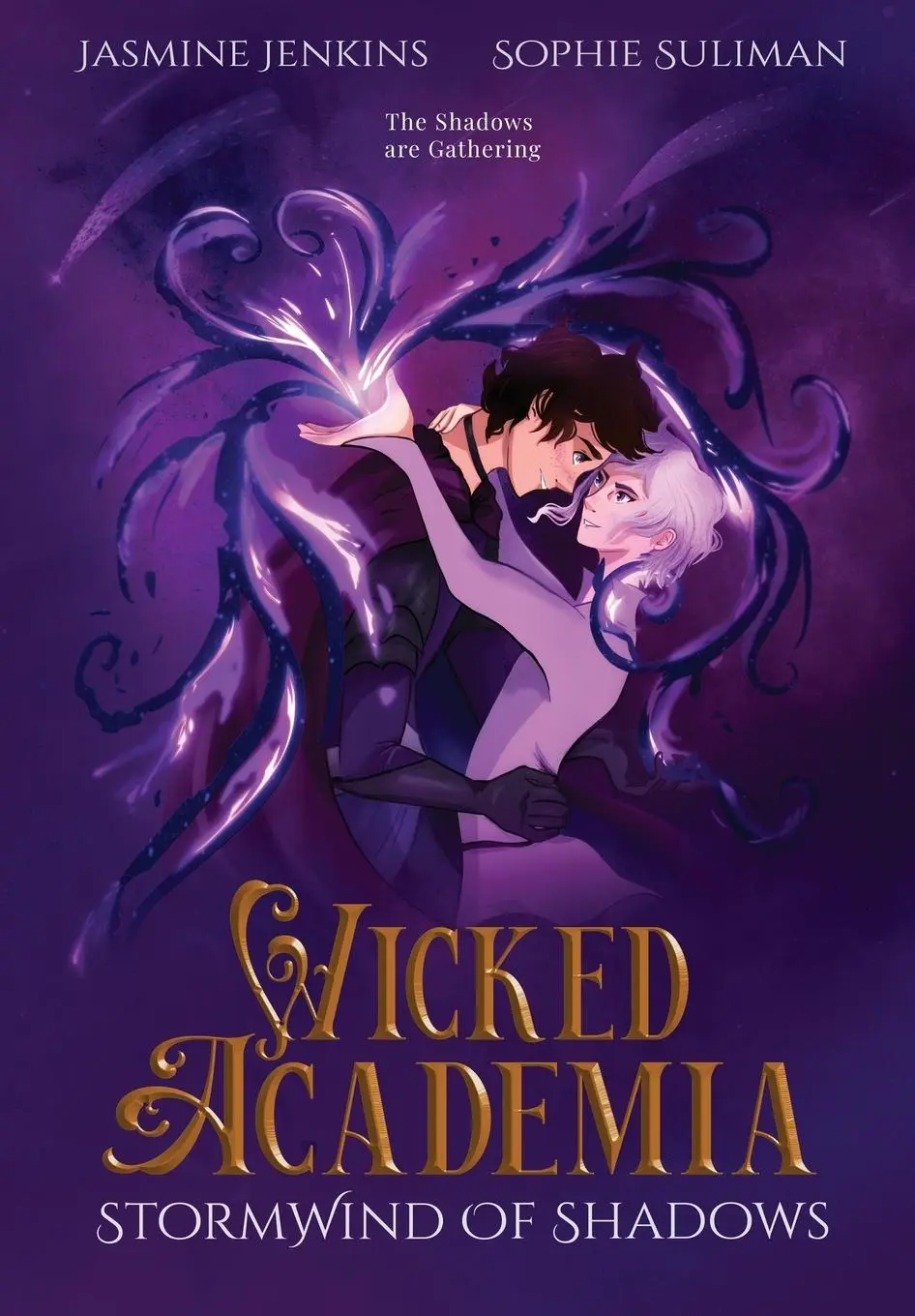 Cover: 9781778031946 | Wicked Academia 2 | Stormwind of Shadows | Jasmine Jenkins (u. a.)