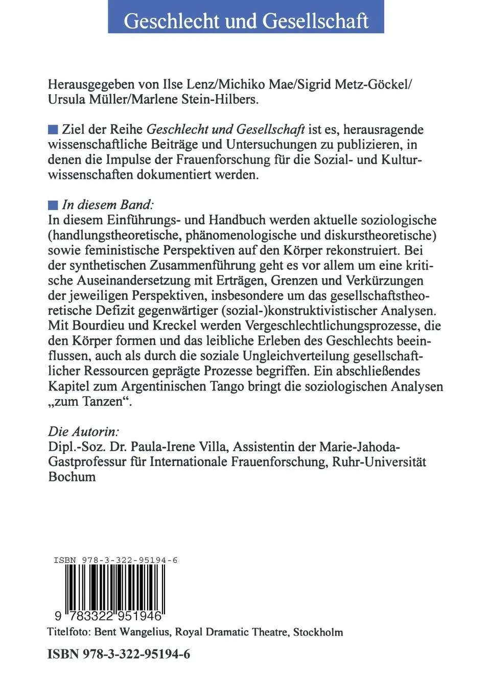 Rückseite: 9783322951946 | Sexy Bodies | Eine soziologische Reise durch den Geschlechtskörper