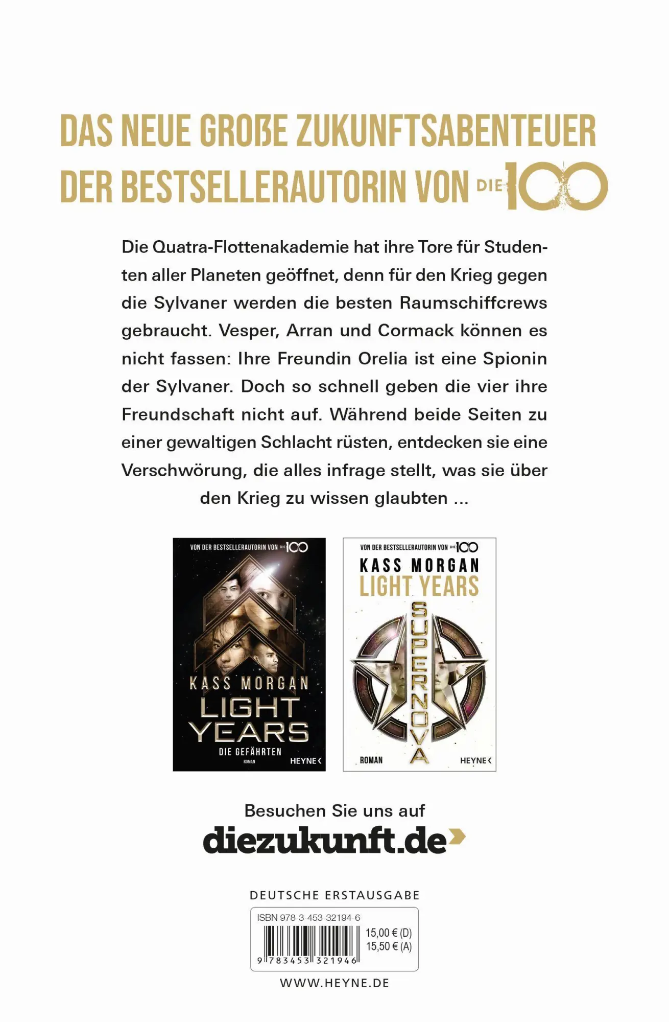 Bild: 9783453321946 | Light Years - Supernova | Roman | Kass Morgan | Taschenbuch | 320 S.