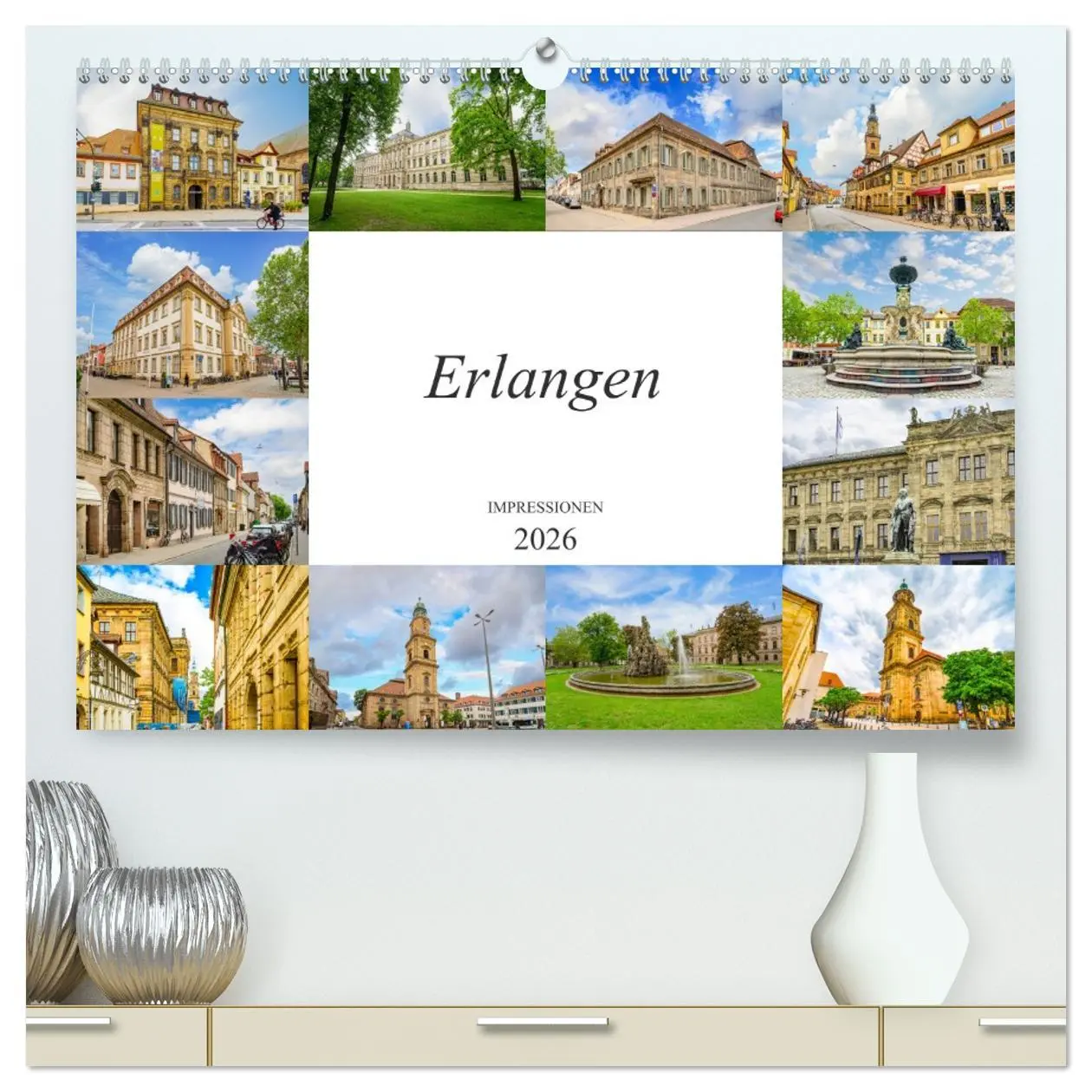 Cover: 9783457691946 | Erlangen Impressionen (hochwertiger Premium Wandkalender 2026 DIN...