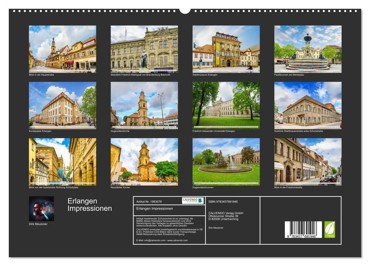 Bild: 9783457691946 | Erlangen Impressionen (hochwertiger Premium Wandkalender 2026 DIN...