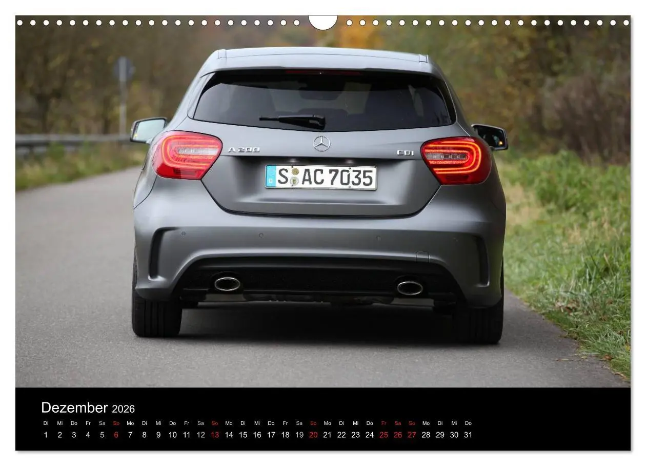 Bild: 9783516231946 | Mercedes-Benz A-Klasse (Wandkalender 2026 DIN A3 quer), CALVENDO...