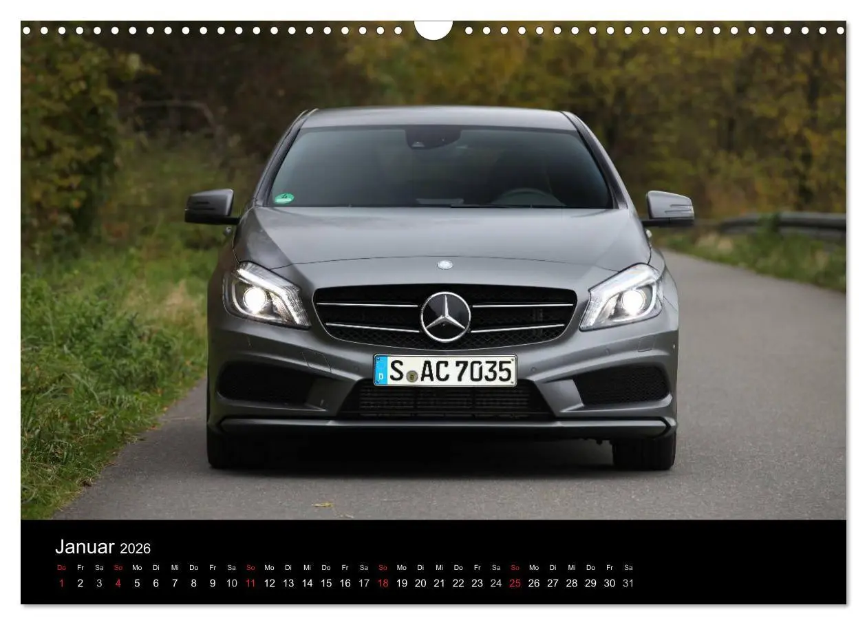 Bild: 9783516231946 | Mercedes-Benz A-Klasse (Wandkalender 2026 DIN A3 quer), CALVENDO...