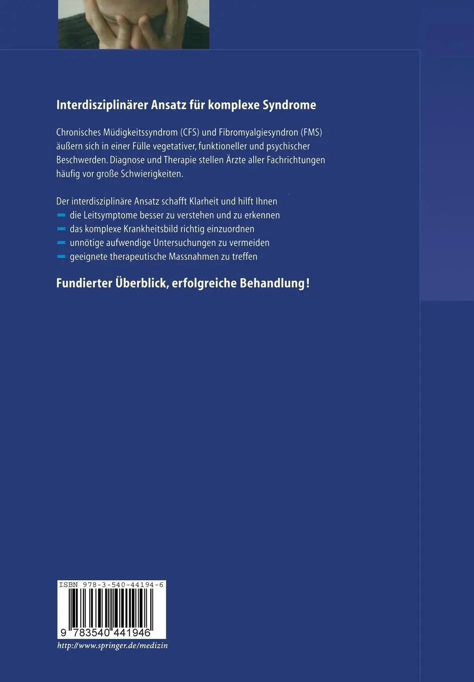 Rückseite: 9783540441946 | Chronisches Müdigkeits- und Fibromyalgiesyndrom | Peter A. Berg | Buch