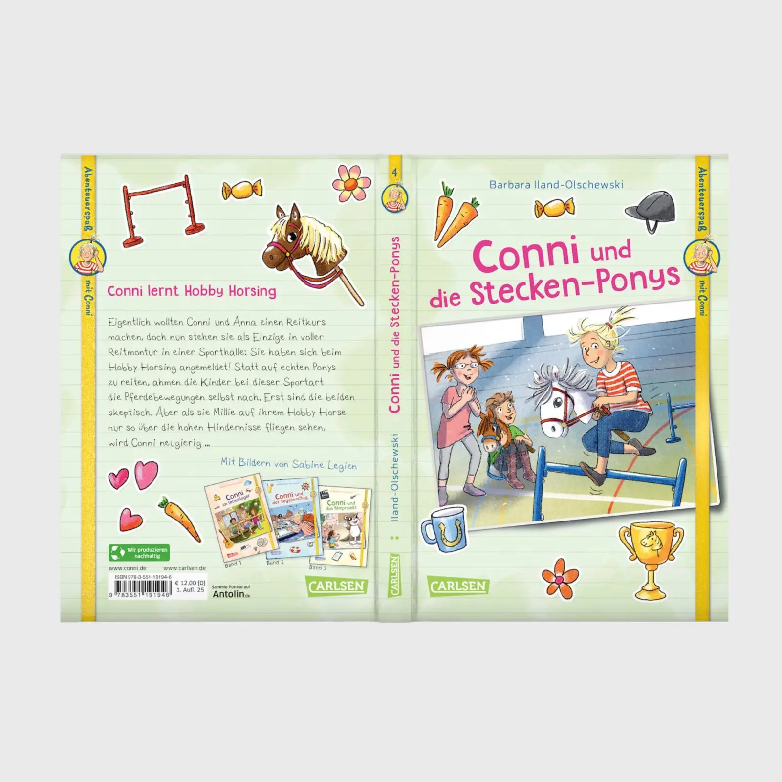 Bild: 9783551191946 | Abenteuerspaß mit Conni 4: Conni und die Stecken-Ponys | Buch | 128 S.