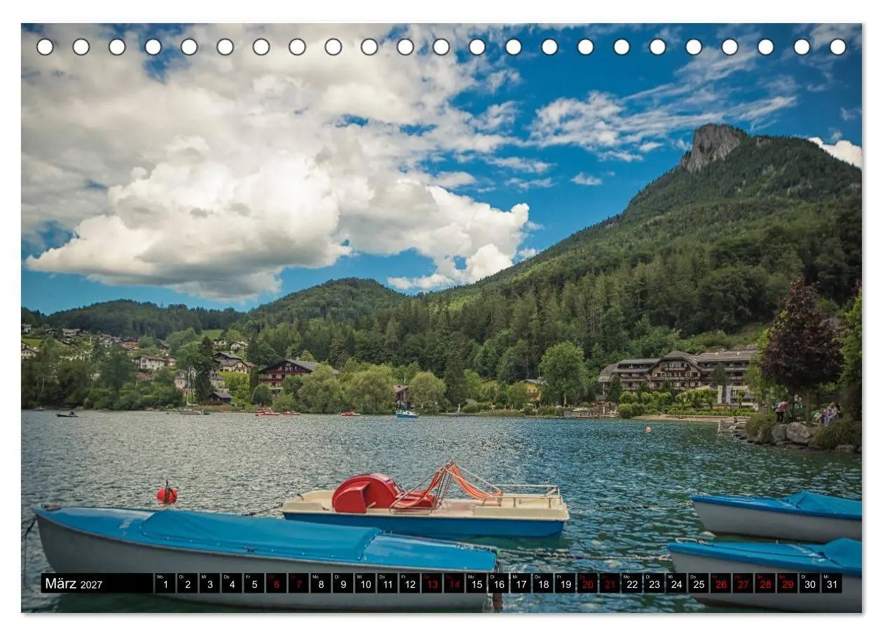 Bild: 9783569871946 | Seen - Berge - Salzkammergut (Tischkalender 2027 DIN A5 quer),...