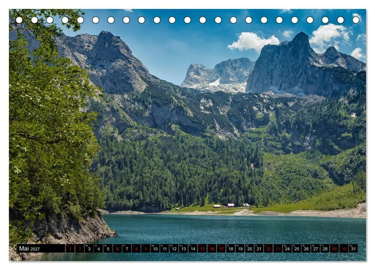 Bild: 9783569871946 | Seen - Berge - Salzkammergut (Tischkalender 2027 DIN A5 quer),...