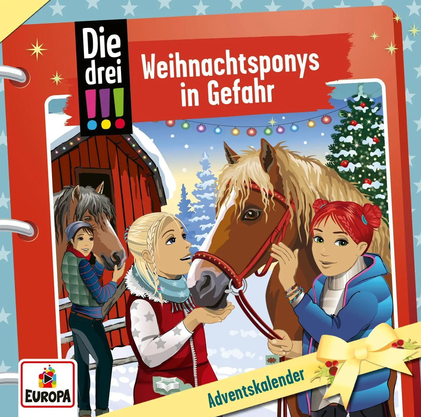 Cover: 9783803261946 | Die drei !!! Adventskalender: Weihnachtsponys in Gefahr | Audio-CD