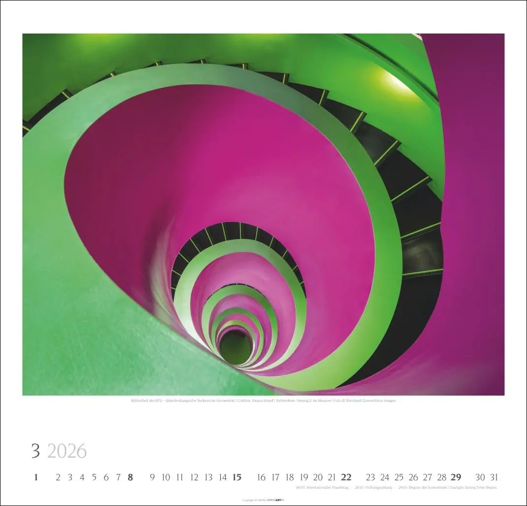 Bild: 9783839901946 | Moderne Architektur Kalender 2026 | Kalender | Spiralbindung | 14 S.