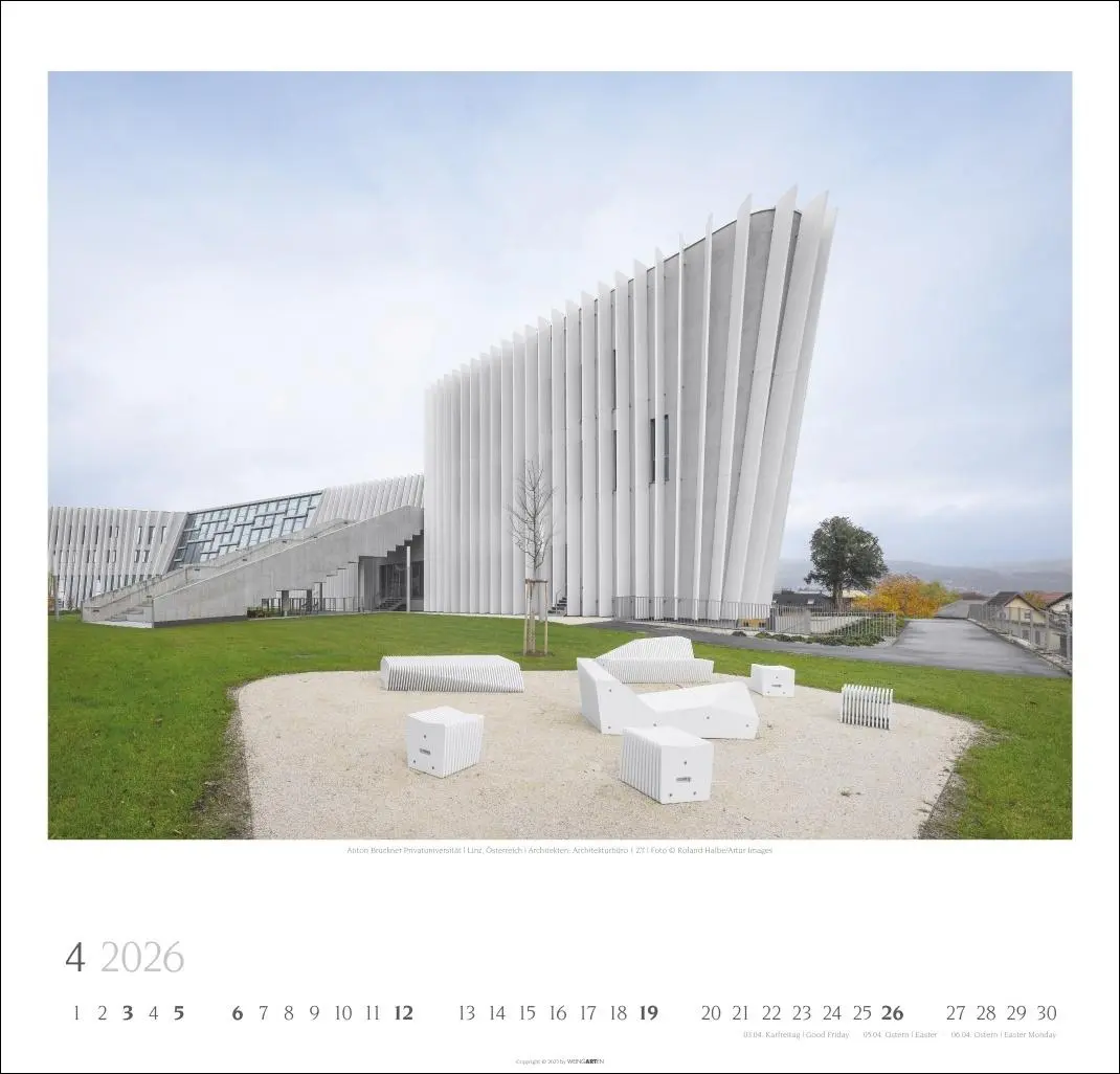 Bild: 9783839901946 | Moderne Architektur Kalender 2026 | Kalender | Spiralbindung | 14 S.