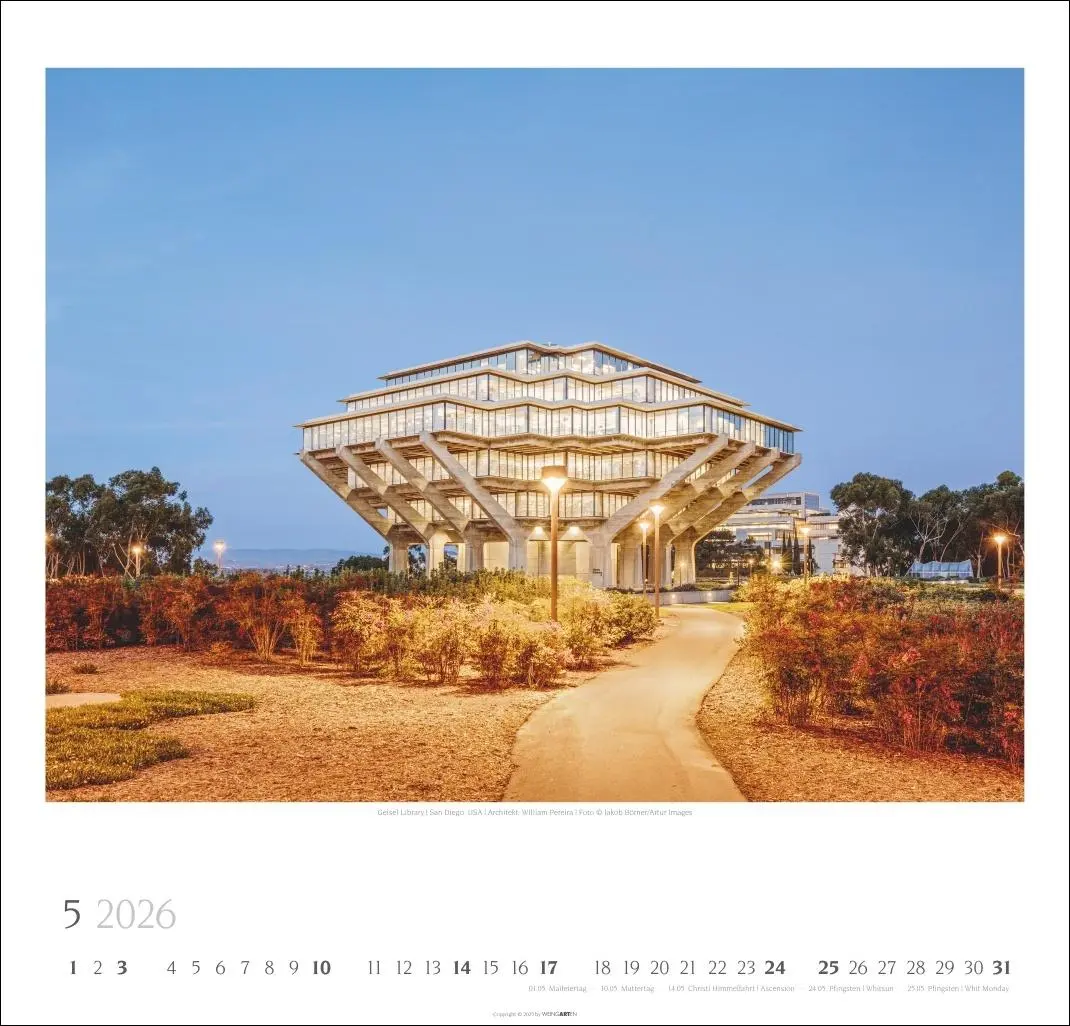 Bild: 9783839901946 | Moderne Architektur Kalender 2026 | Kalender | Spiralbindung | 14 S.