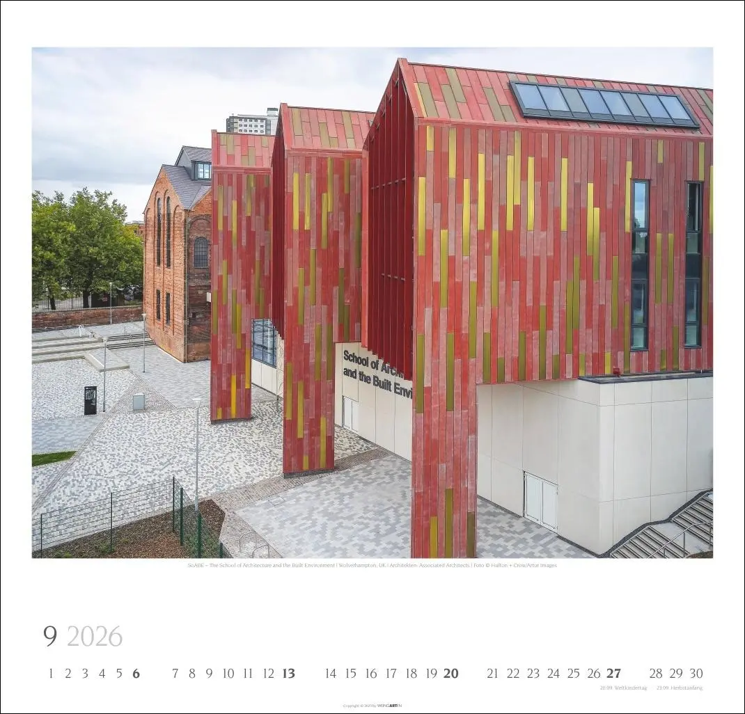 Bild: 9783839901946 | Moderne Architektur Kalender 2026 | Kalender | Spiralbindung | 14 S.