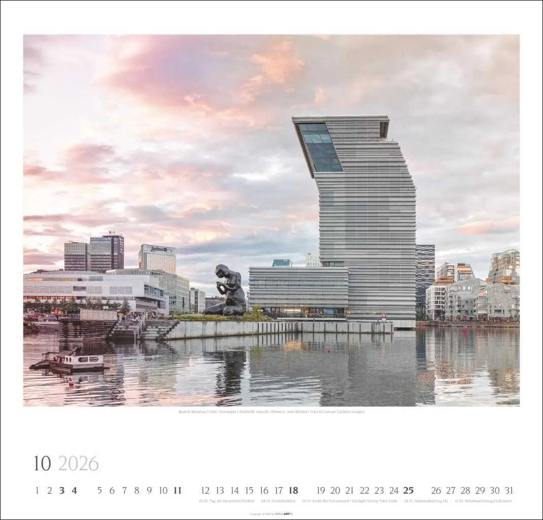 Bild: 9783839901946 | Moderne Architektur Kalender 2026 | Kalender | Spiralbindung | 14 S.