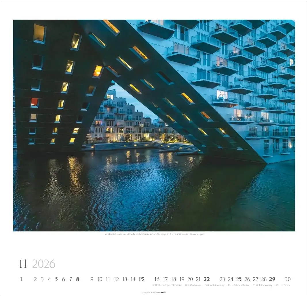 Bild: 9783839901946 | Moderne Architektur Kalender 2026 | Kalender | Spiralbindung | 14 S.