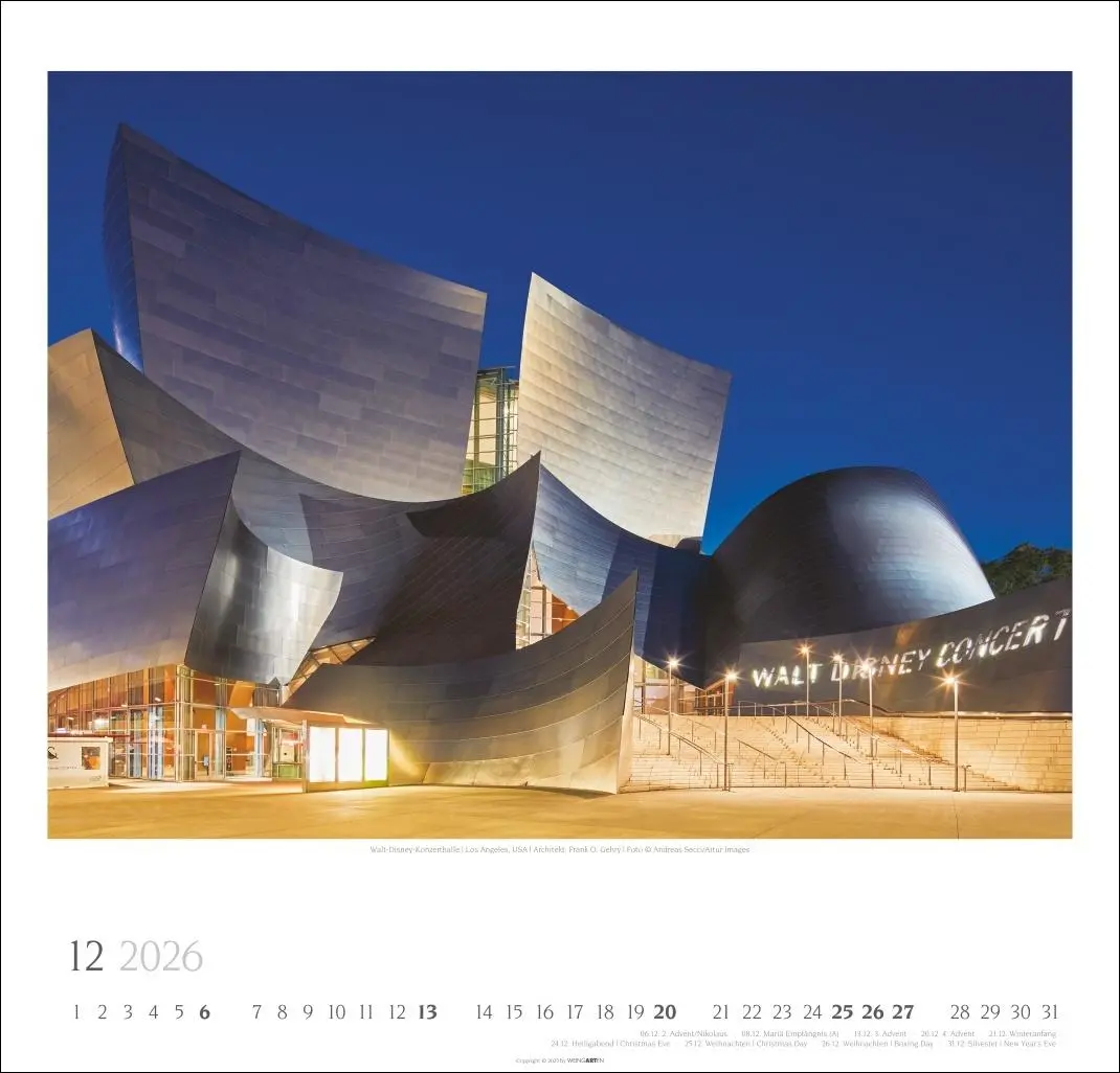 Bild: 9783839901946 | Moderne Architektur Kalender 2026 | Kalender | Spiralbindung | 14 S.