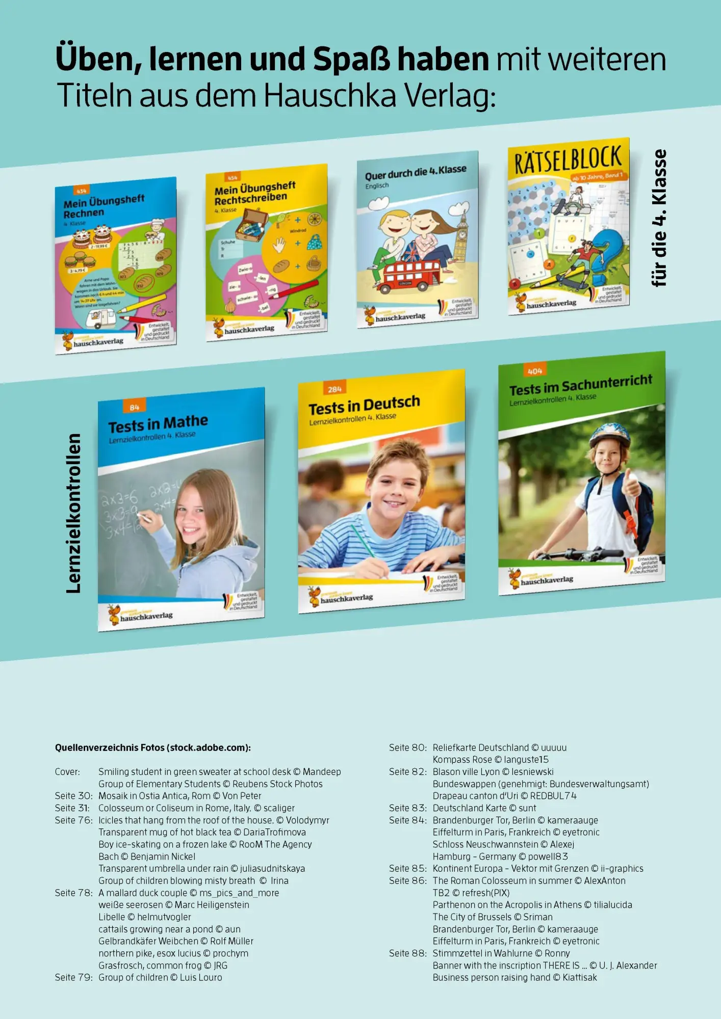 Bild: 9783881001946 | Erfolgreich durch die 4. Klasse - Mathe, Deutsch, Sachunterricht