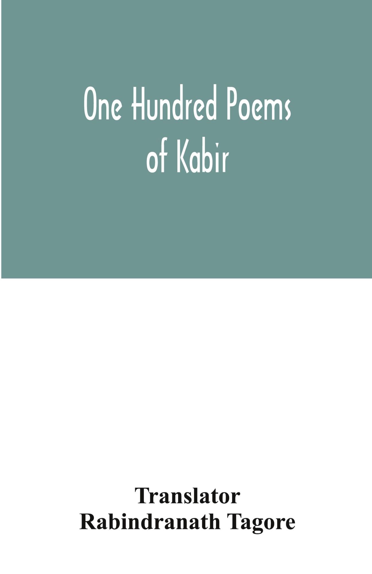 Cover: 9789354031946 | One hundred poems of Kabir | Taschenbuch | Kartoniert / Broschiert