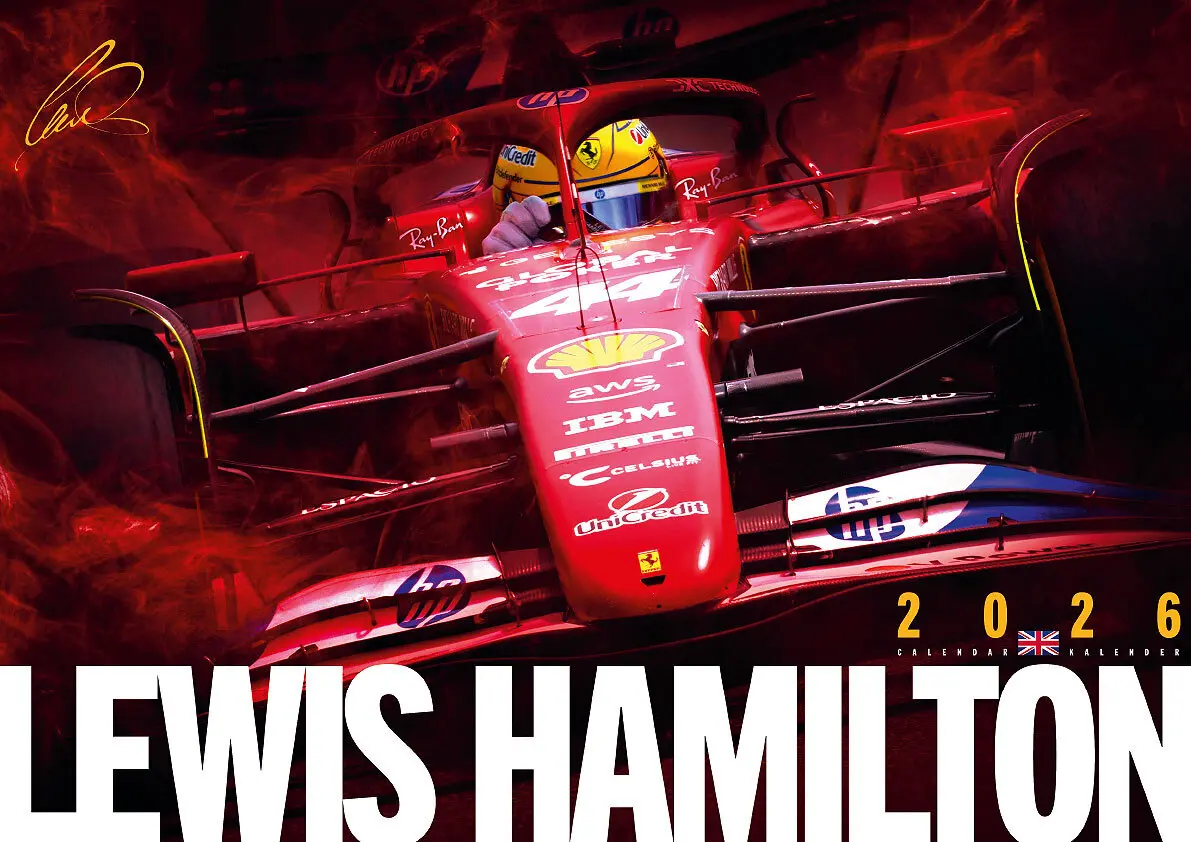 Cover: 9798893611946 | Lewis Hamilton Kalender 2026 | Kalender | 14 S. | Deutsch | 2026