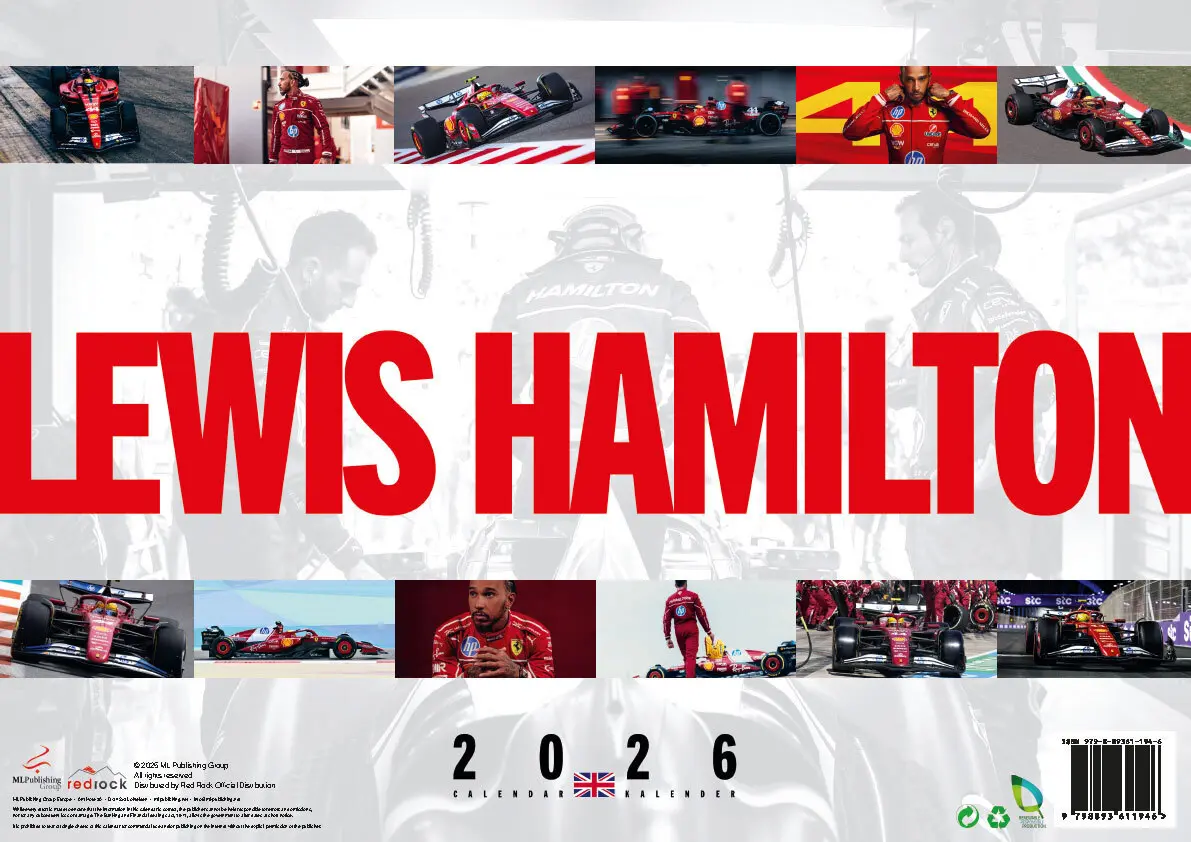 Bild: 9798893611946 | Lewis Hamilton Kalender 2026 | Kalender | 14 S. | Deutsch | 2026