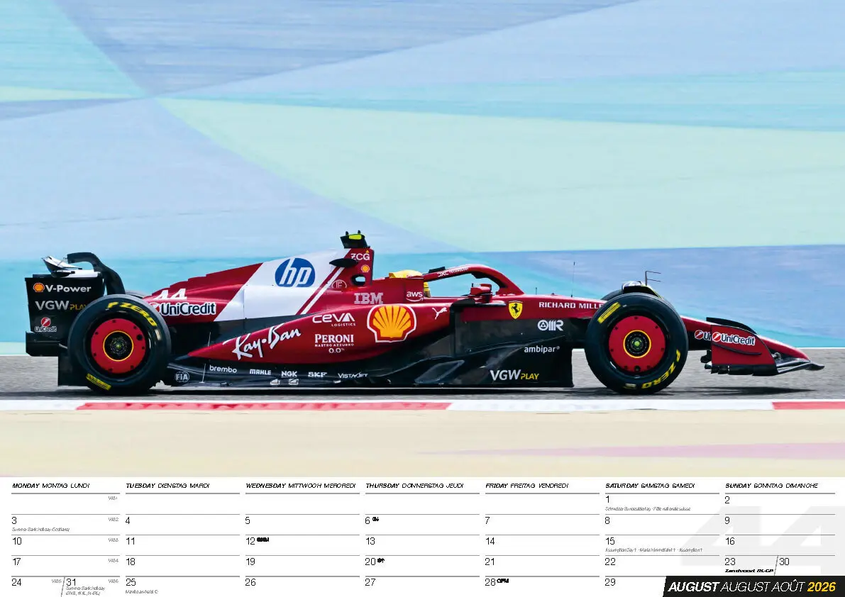 Bild: 9798893611946 | Lewis Hamilton Kalender 2026 | Kalender | 14 S. | Deutsch | 2026