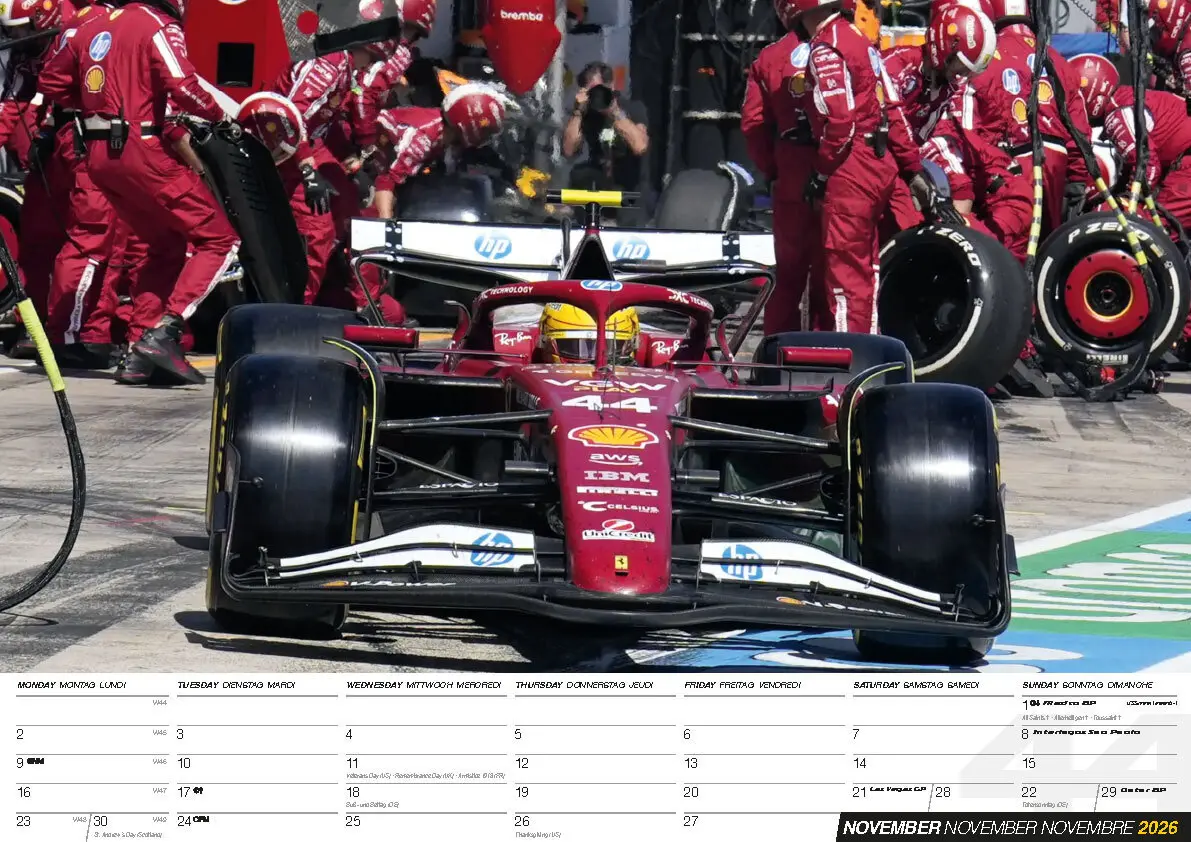 Bild: 9798893611946 | Lewis Hamilton Kalender 2026 | Kalender | 14 S. | Deutsch | 2026