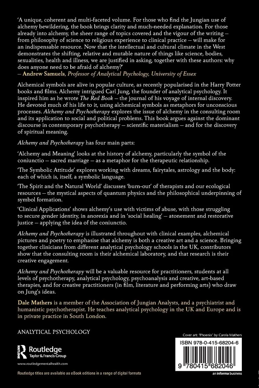 Rückseite: 9780415682046 | Alchemy and Psychotherapy | Post-Jungian Perspectives | Dale Mathers