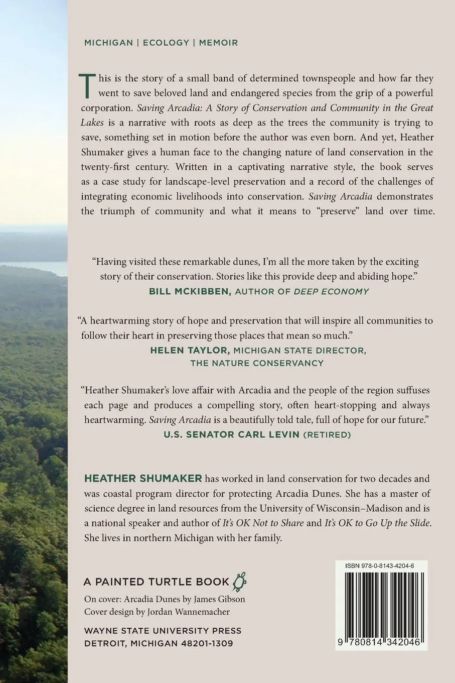 Rückseite: 9780814342046 | Saving Arcadia | Heather Shumaker | Taschenbuch | Englisch | 2017