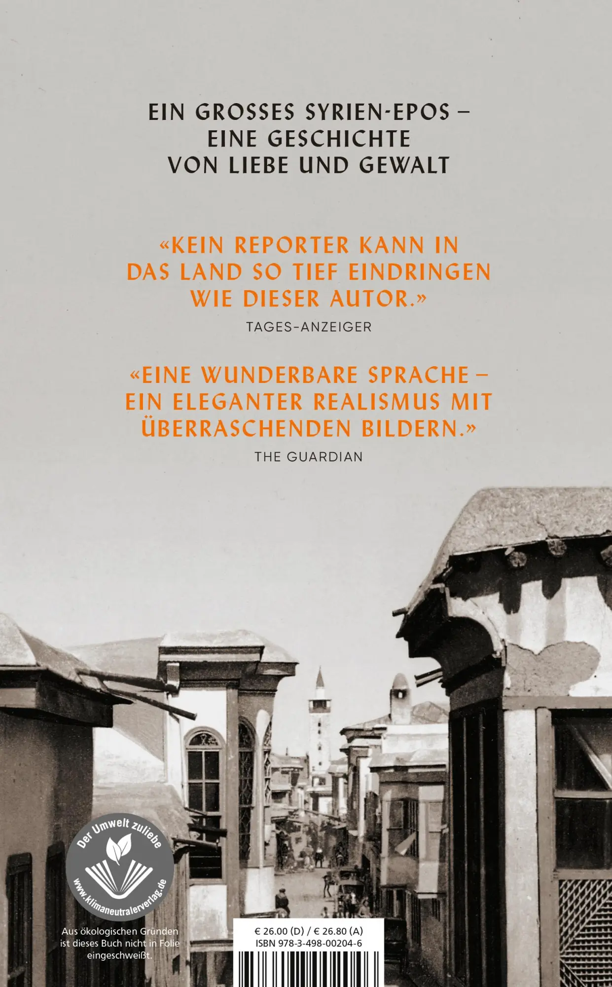 Rückseite: 9783498002046 | Keiner betete an ihren Gräbern | Khaled Khalifa | Buch | 544 S. | 2022