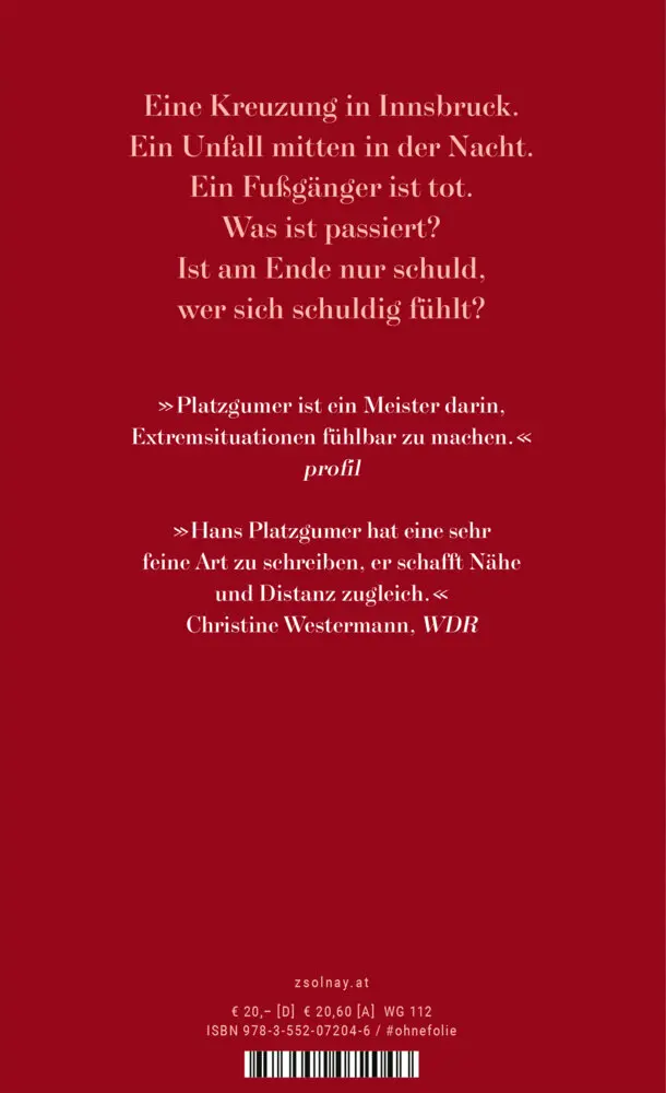 Bild: 9783552072046 | Bogners Abgang | Roman | Hans Platzgumer | Buch | 144 S. | Deutsch