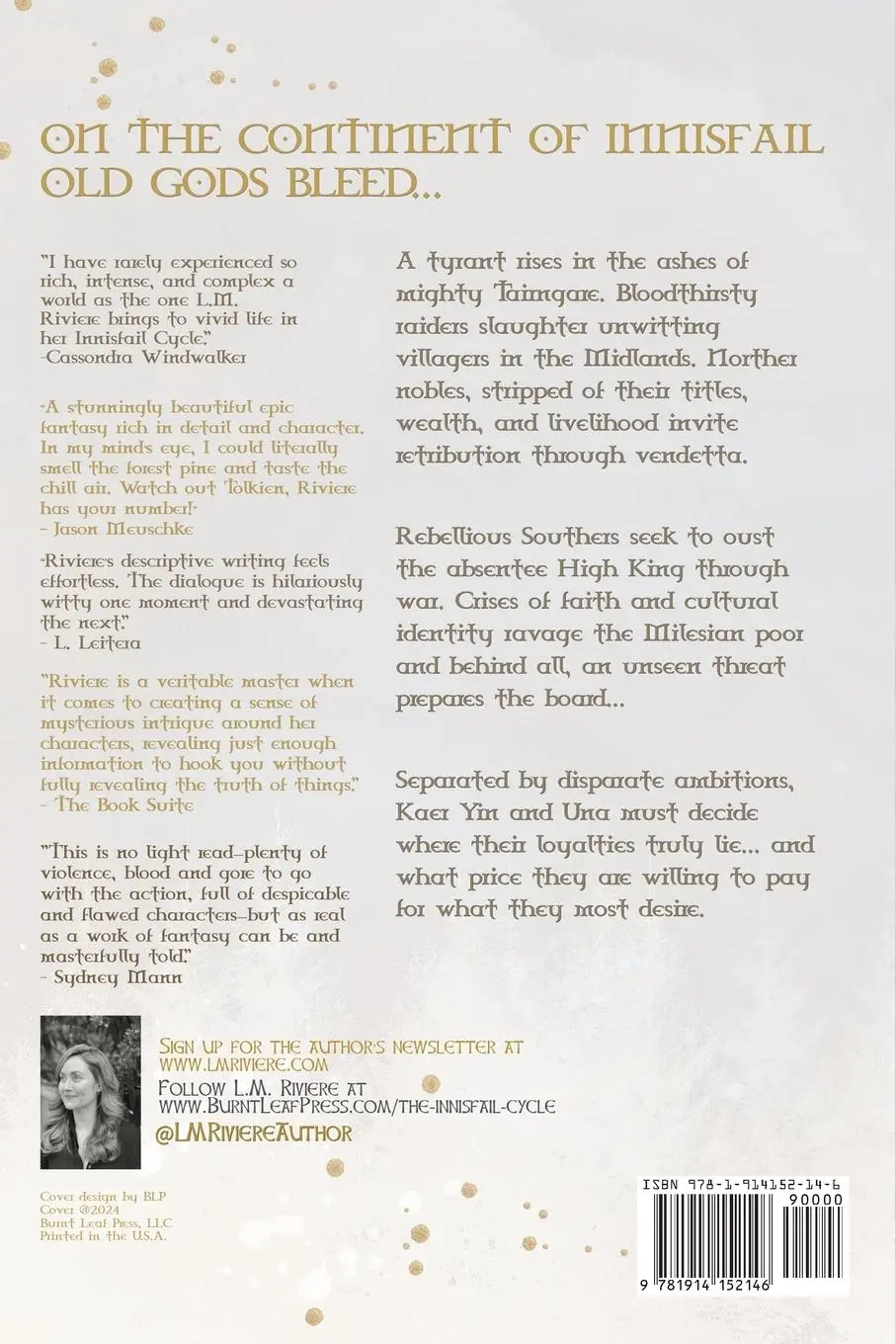 Rückseite: 9781914152146 | The Southernmost Star | The Innisfail Cycle Book Two | L. M. Riviere