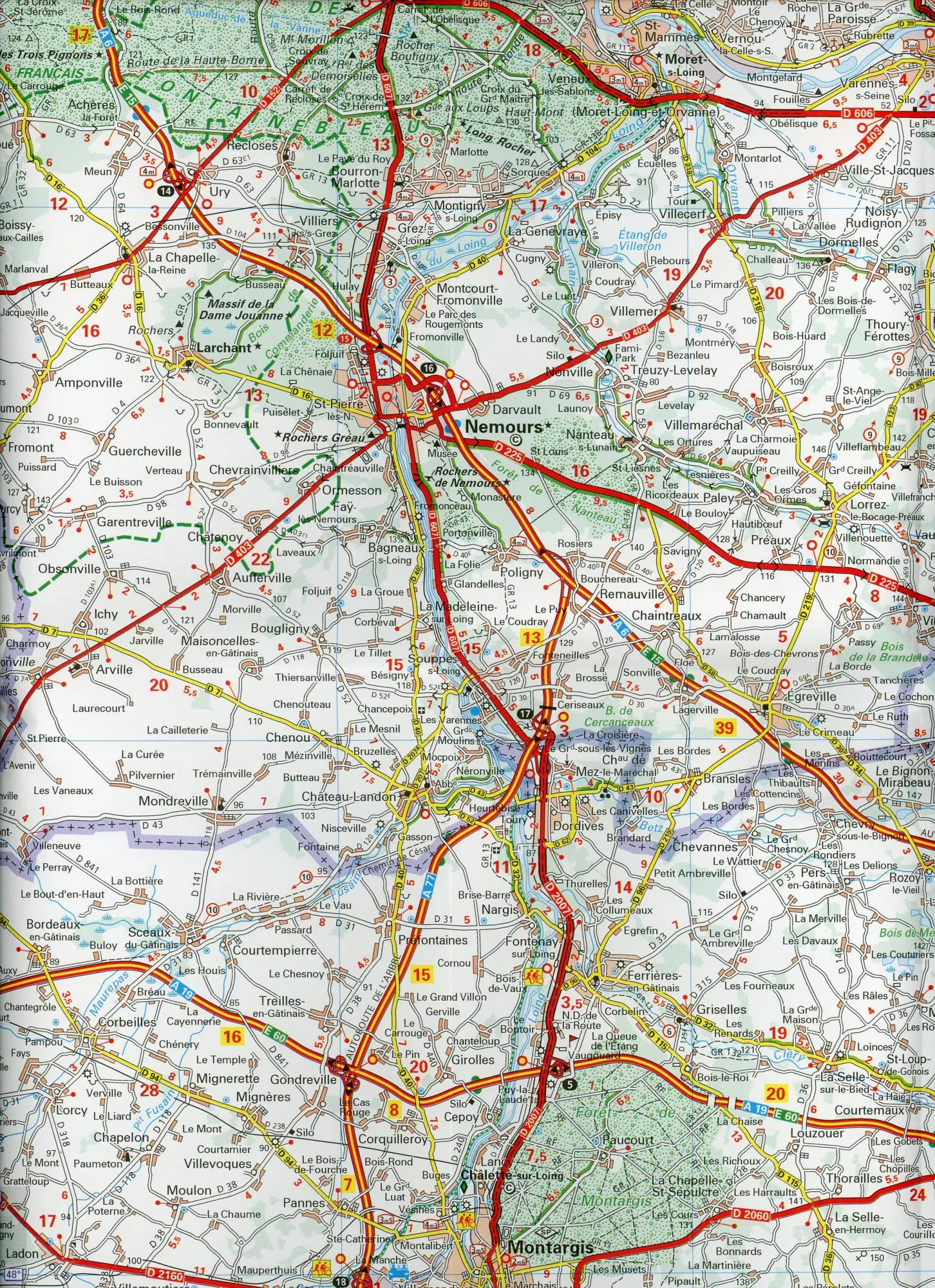 Bild: 9782067202146 | Michelin Paris - Ile de France / Ost | Michelin | (Land-)Karte | Karte