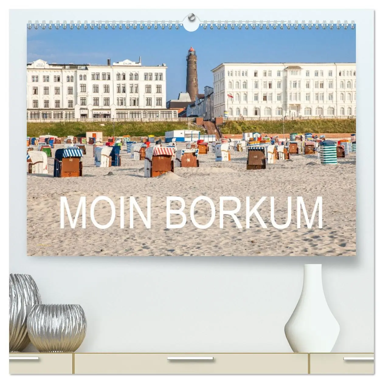 Cover: 9783457642146 | Moin Borkum (hochwertiger Premium Wandkalender 2026 DIN A2 quer),...