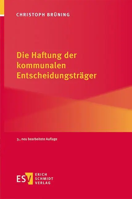 Cover: 9783503242146 | Die Haftung der kommunalen Entscheidungsträger | Christoph Brüning