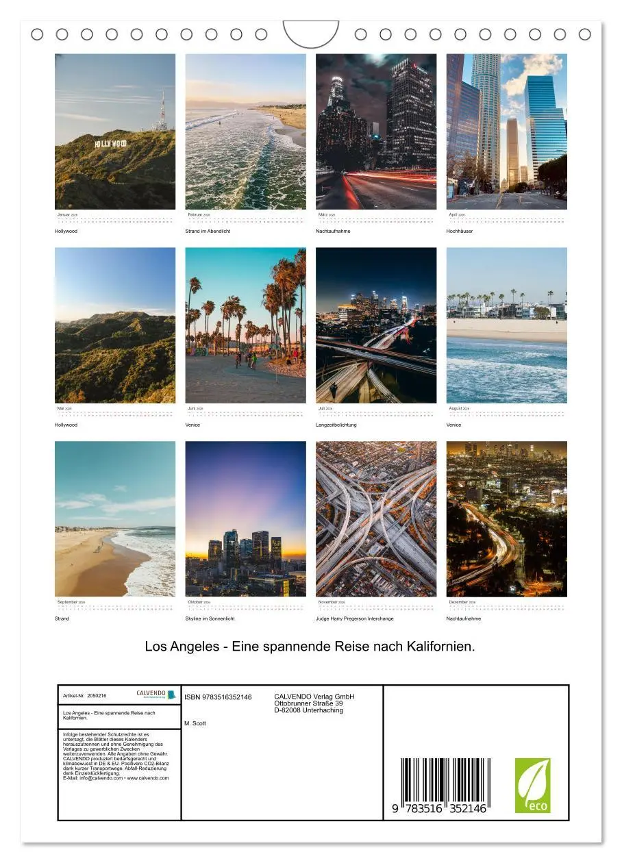 Bild: 9783516352146 | Los Angeles - Eine spannende Reise nach Kalifornien. (Wandkalender...