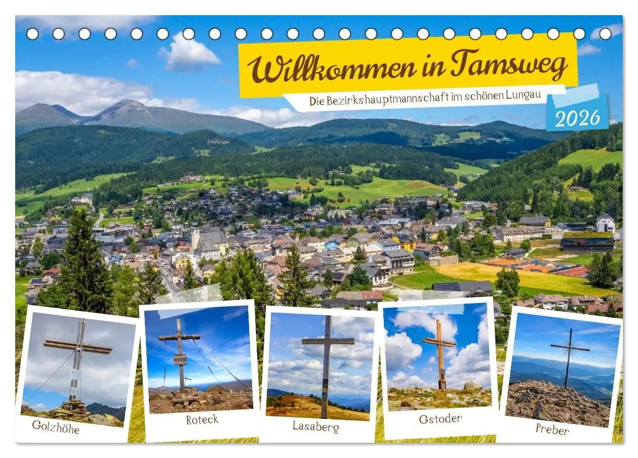 Cover: 9783516662146 | Willkommen in Tamsweg (Tischkalender 2026 DIN A5 quer), CALVENDO...