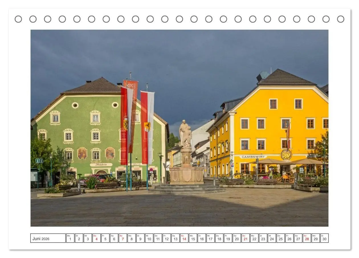 Bild: 9783516662146 | Willkommen in Tamsweg (Tischkalender 2026 DIN A5 quer), CALVENDO...