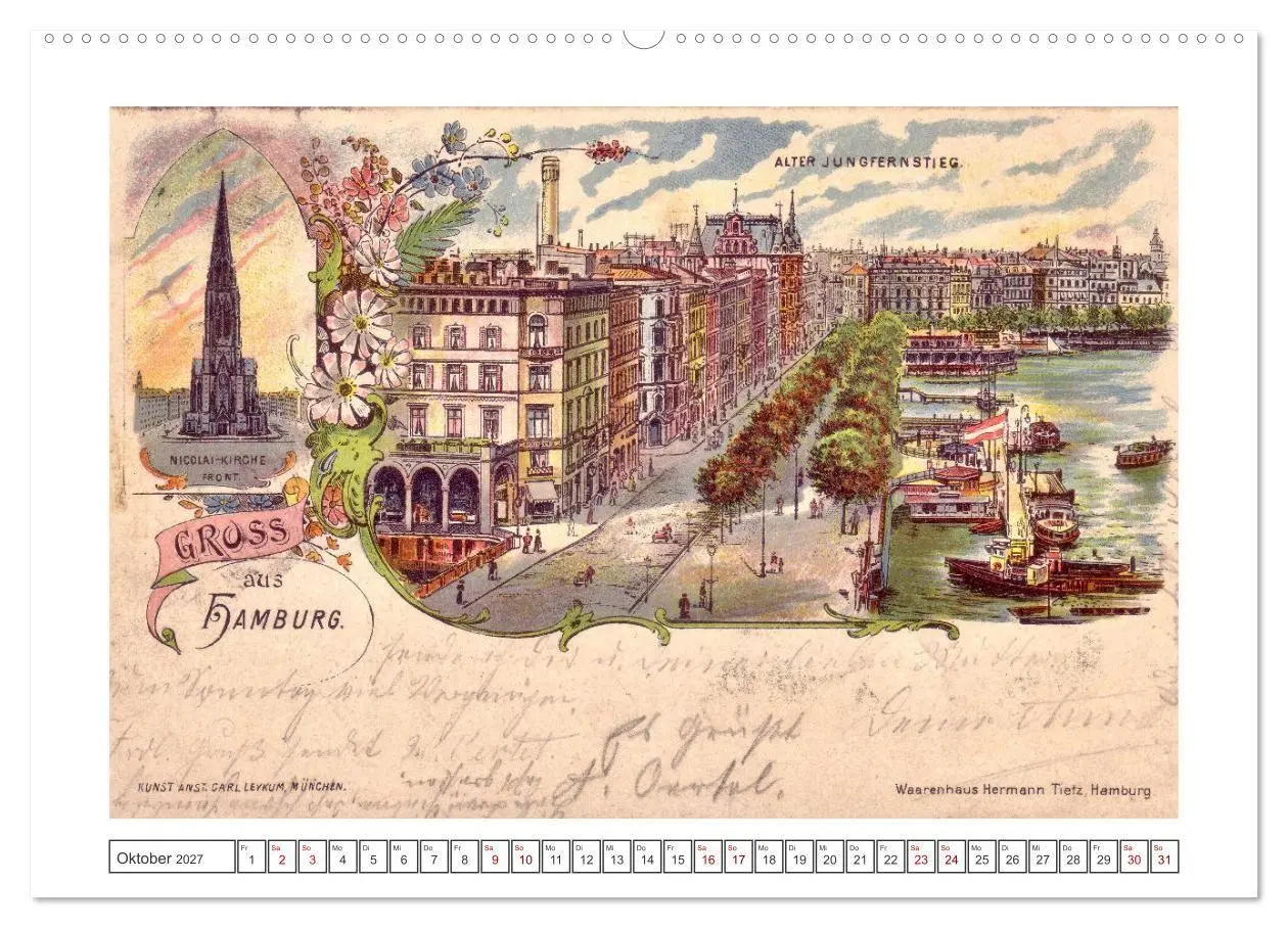 Bild: 9783569372146 | Gruss aus Hamburg (Wandkalender 2027 DIN A2 quer), CALVENDO...