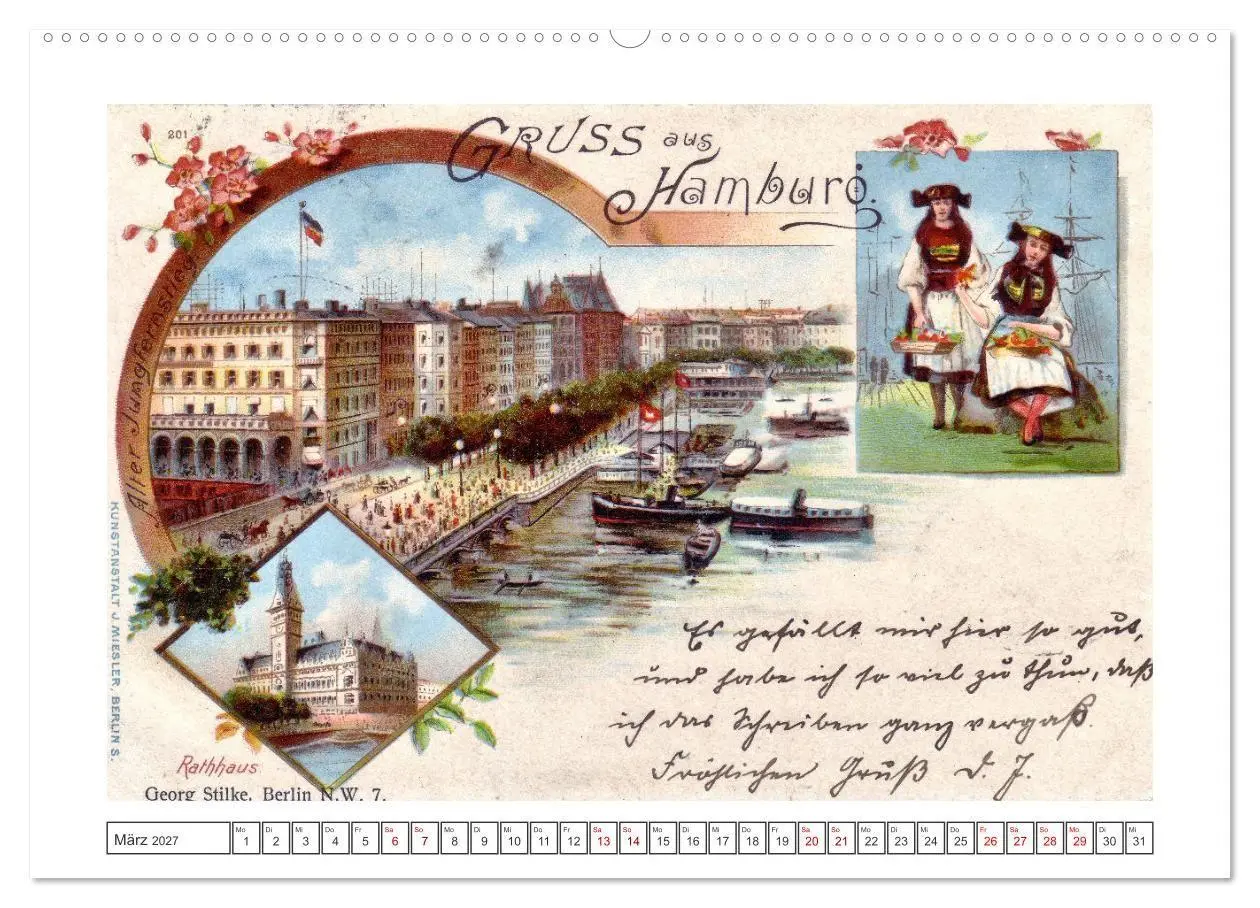 Bild: 9783569372146 | Gruss aus Hamburg (Wandkalender 2027 DIN A2 quer), CALVENDO...