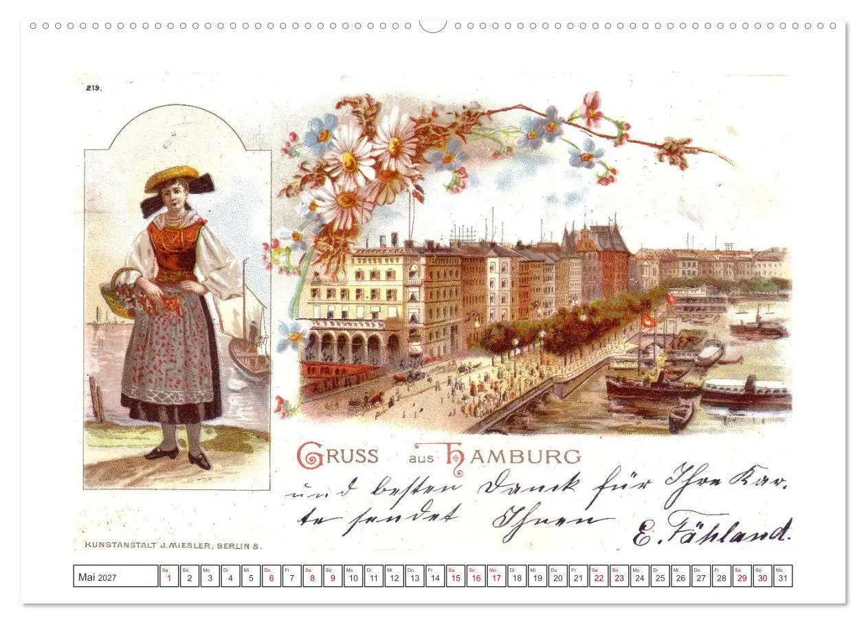 Bild: 9783569372146 | Gruss aus Hamburg (Wandkalender 2027 DIN A2 quer), CALVENDO...