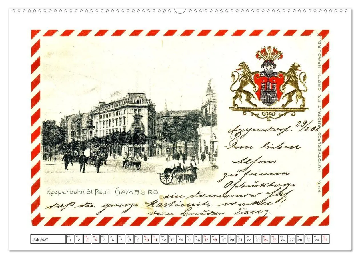 Bild: 9783569372146 | Gruss aus Hamburg (Wandkalender 2027 DIN A2 quer), CALVENDO...