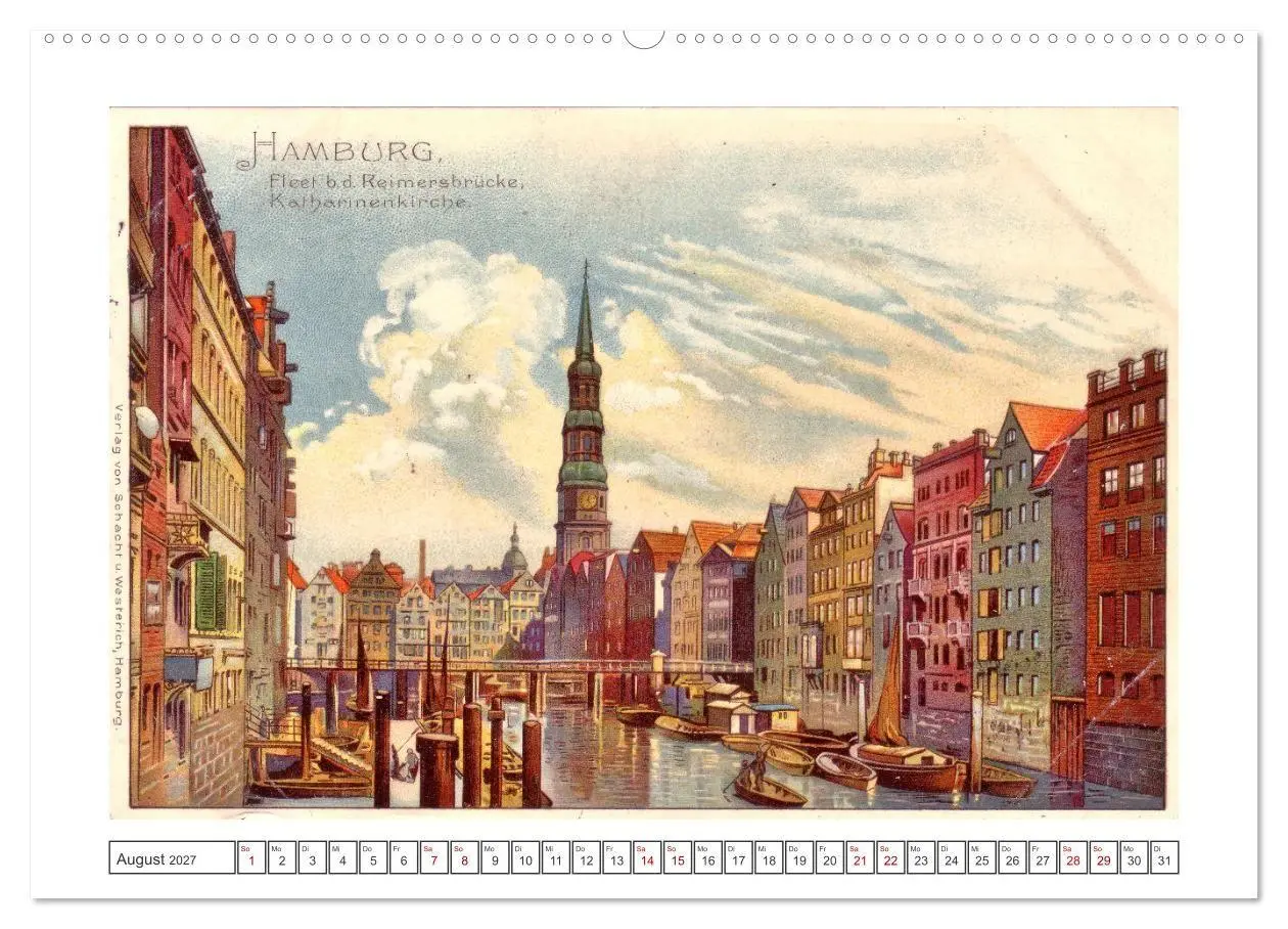 Bild: 9783569372146 | Gruss aus Hamburg (Wandkalender 2027 DIN A2 quer), CALVENDO...