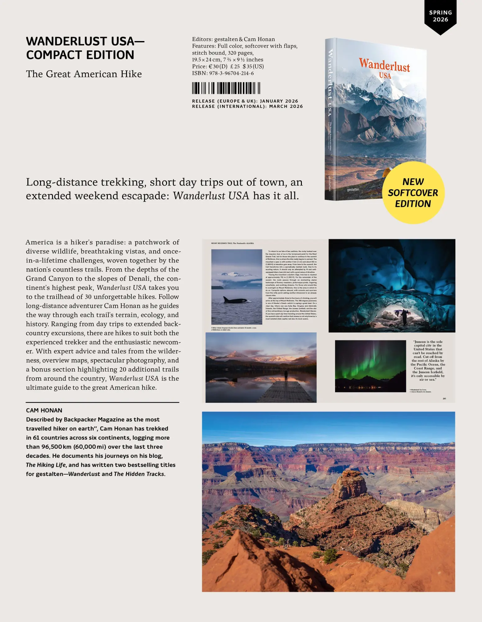Bild: 9783967042146 | Wanderlust USA (Compact Edition) | The Great American Hike | Buch