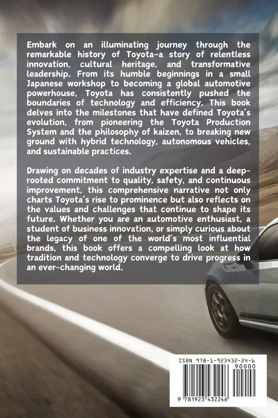 Rückseite: 9781923432246 | Toyota | Driving Innovation - A Comprehensive History | Etienne Psaila