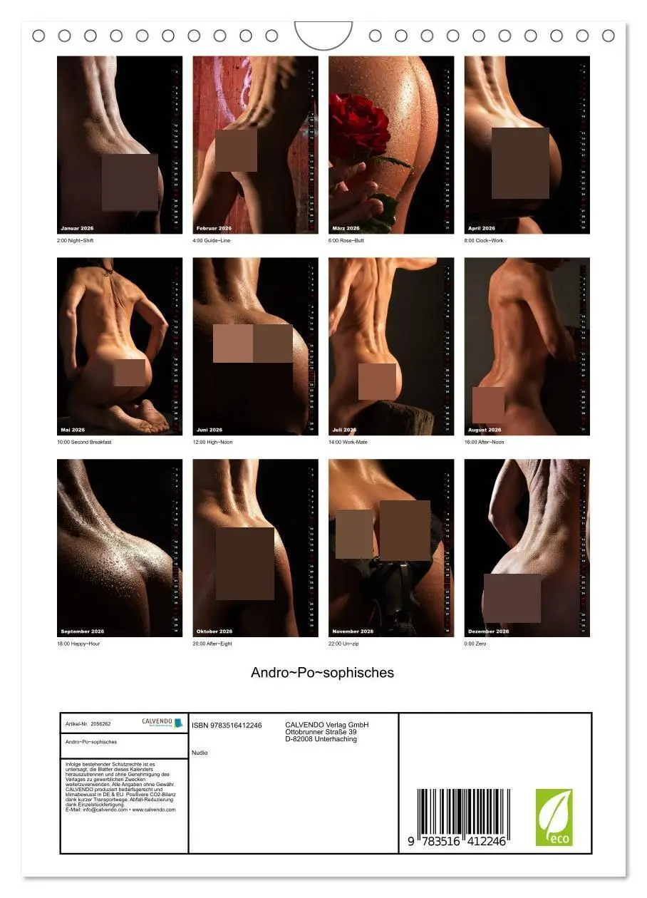 Bild: 9783516412246 | Andro~Po~sophisches (Wandkalender 2026 DIN A4 hoch), CALVENDO...